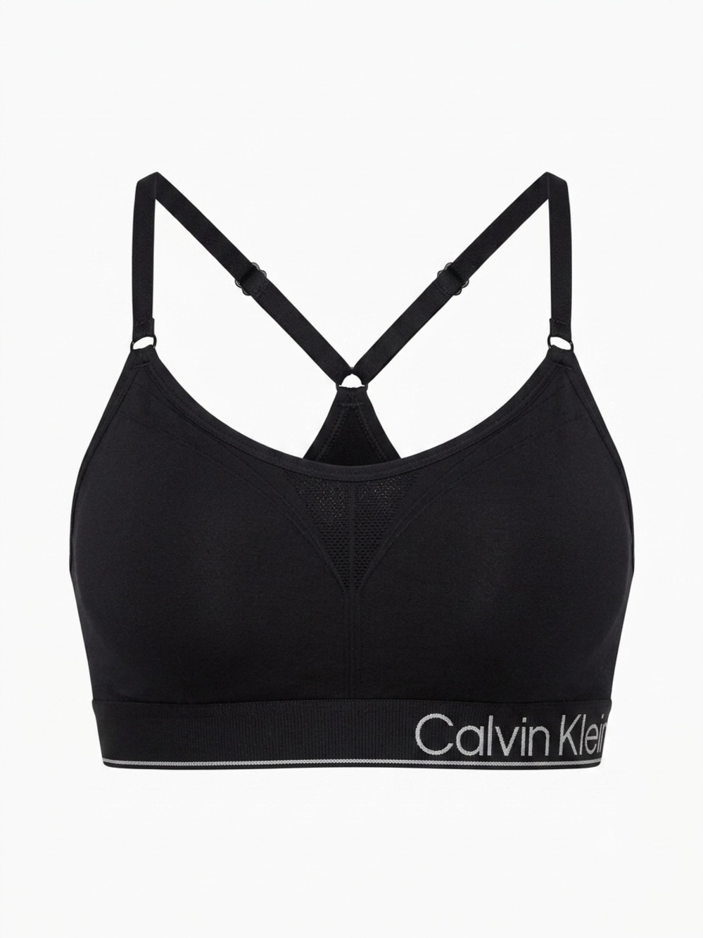 Calvin Klein Black Light-Support Seamless Sports Bralette